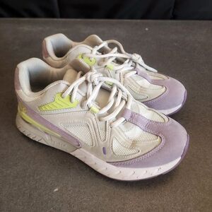 FitVille Women's Rebound Core Walking Shoes V1 – Purple/Grey (Size 8 EW)